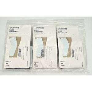 3 Knit Rite Therafirm Knee Interface Sleeve X Static Black 18" 2BCXT618 New